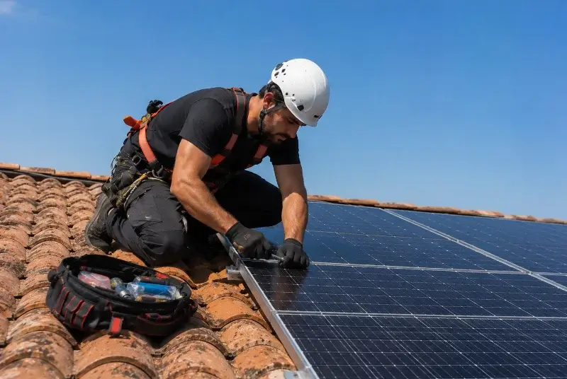 Maintenance et monitoring de panneaux solaires à Chonas-l'Amballan
